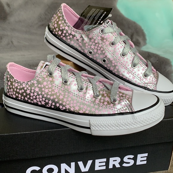 CONVERSE CTAS OX PINK GLAZE/SILVER WHITE WMNS - Picture 7 of 15